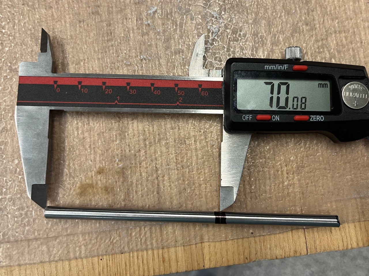 caliper scratching